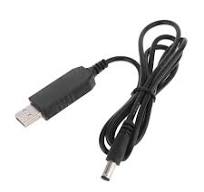 كابل طاقة USB الى منفذ محول بجهد 5 فولت الى 12 فولت